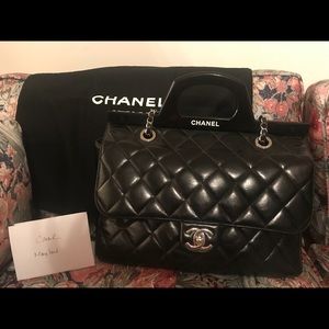 Chanel Small Black CC Delivery Tote